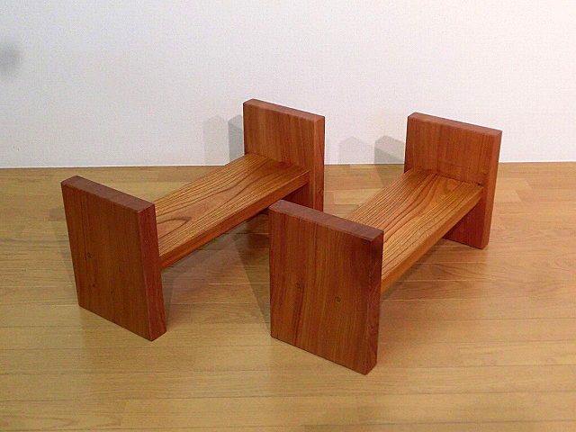 欅テーブル脚 - 机/テーブル