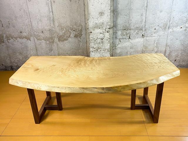 セン一枚板　上杢　194.5～200×58〜88cm　【天板のみ】No.702ツーマンデリバリーでお部屋までお届け!