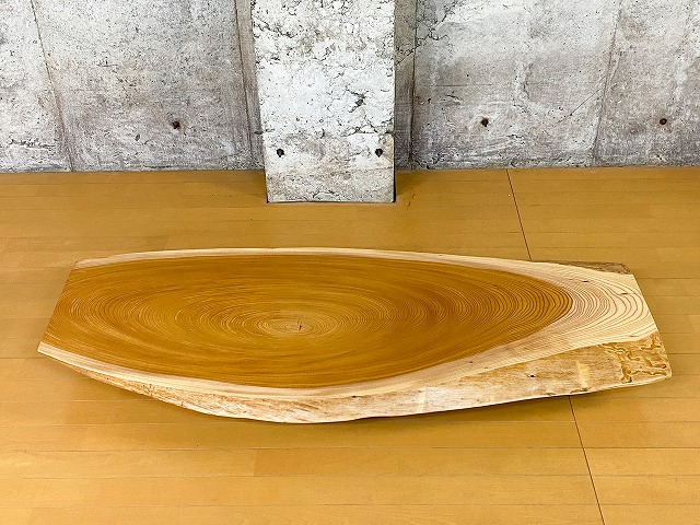 ケヤキ一枚板 141.5×24.5〜58cm【天板のみ】  No.648