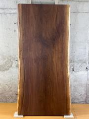 ブラックウォルナット一枚板181.4×86～91cm 【天板のみ】№699ツーマンデリバリーでお部屋までお届け!